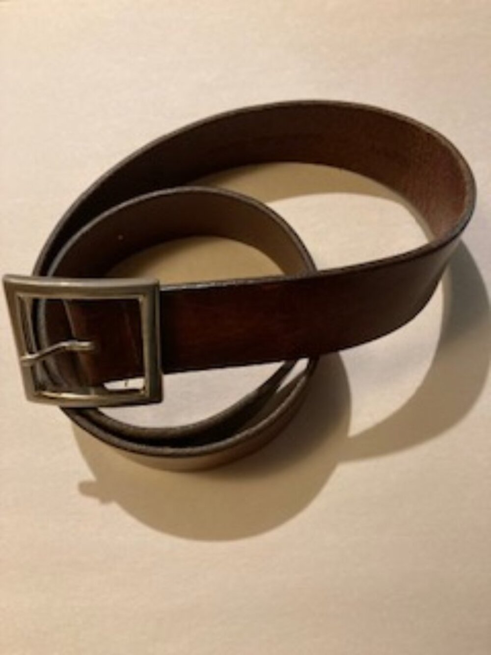 Calvin Klein Brown Leather Belt. Size medium or 30/36